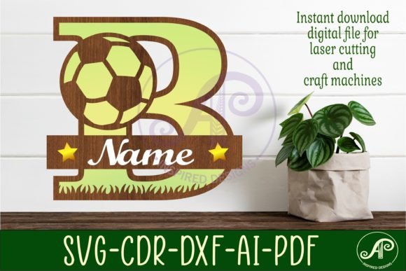 Football or Soccer Monogram B Letter: A Maker's Review