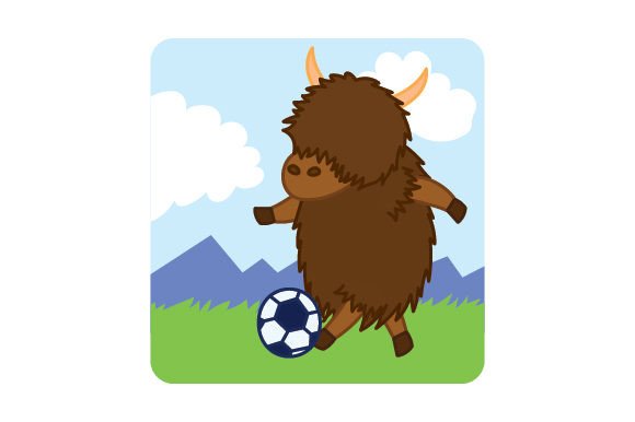 Funny Highland Bull Crafts for Animals Branding