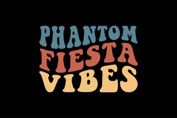 Phantom Fiesta Vibes: Vibrant Graphics for Local Business Craft Branding