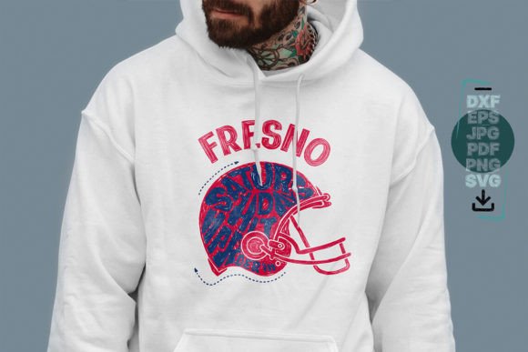 Saturdays Hit Harder in Fresno Graphics for Crafts & Digital Design Projects