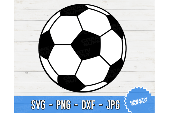 Soccer Ball SVG Clipart for Crafting: Graphics & Illustrations That Play Well in Handmade Projects
