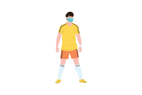 Soccer Player with Mask: Sports Crafts Asset Review